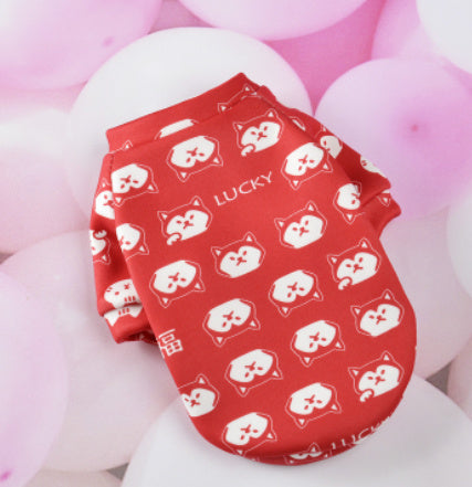 Dog Brushed Hoody New Year Cat Pet Warm Small Clothes Purrfect Pawz