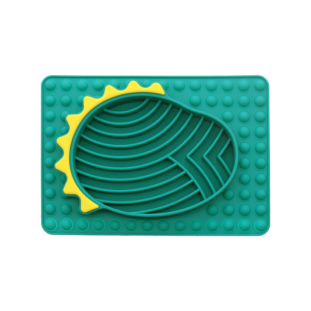 Slow Feeder Dog Bowls Stable Slow Feeder Licking Mat For Pets Slow Eating Smooth Texture Lick Pad For Pet Dog Puppy Cat Kitten Purrfect Pawz