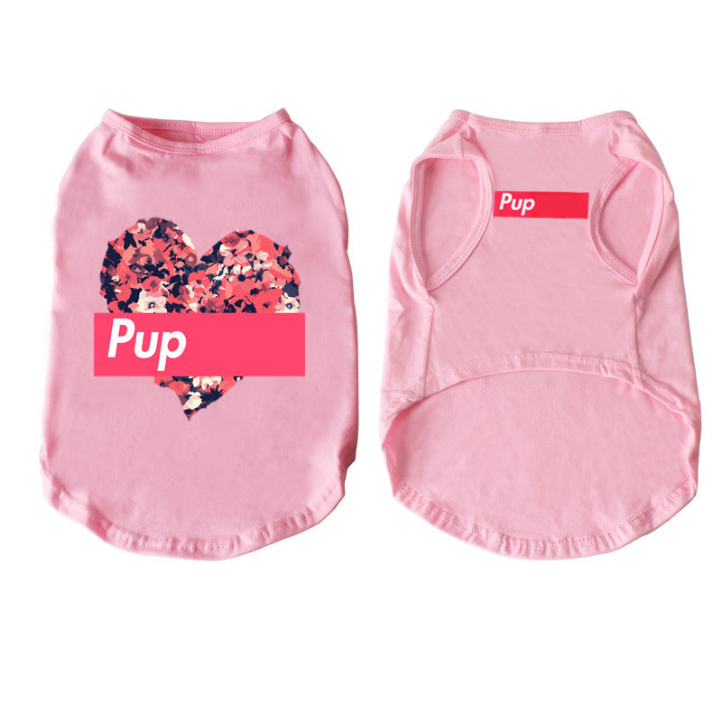Dog Clothing Spring And Autumn Puppy Pet Clothes Summer Large Dog French Fighting Cow Cotton Vest Vest Vest Purrfect Pawz