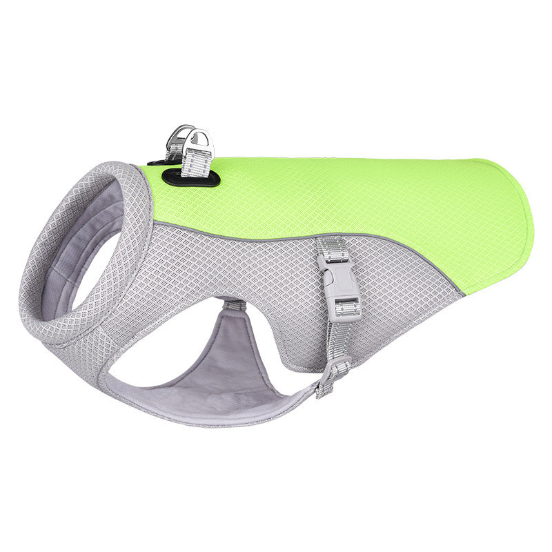 Summer Pet Dog Cooling Vest Heat Resistant Cool Dogs Clothes Breathable Sun-proof Clothing For Small Large Dogs Outdoor Walking Purrfect Pawz