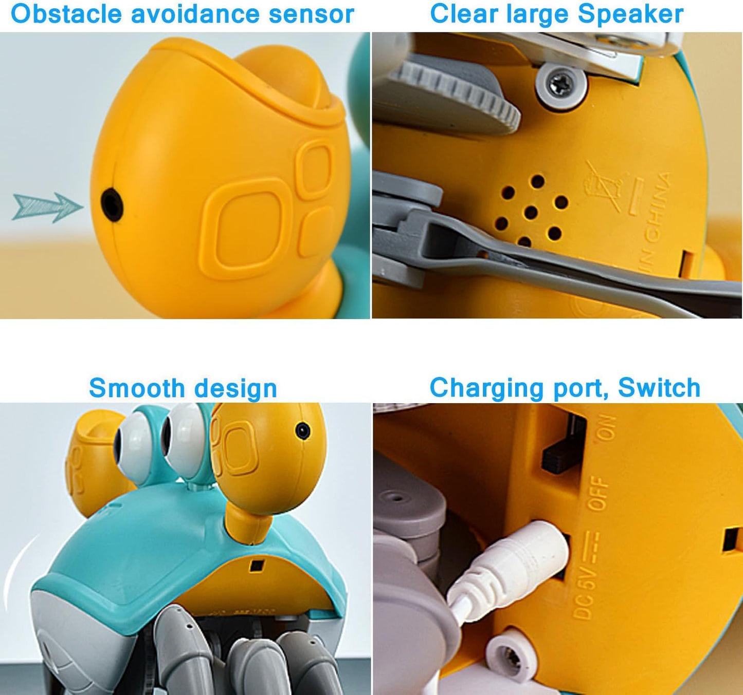 Crawling Crab Dog Toys Escaping Crab Dog Toy With Obstacle Avoidance Sensor Interactive Dog Toys With Music Sounds Lights For Dogs Cats Pets Christmas Toy Gifts For Puppy Small Medium Dogs Purrfect Pawz