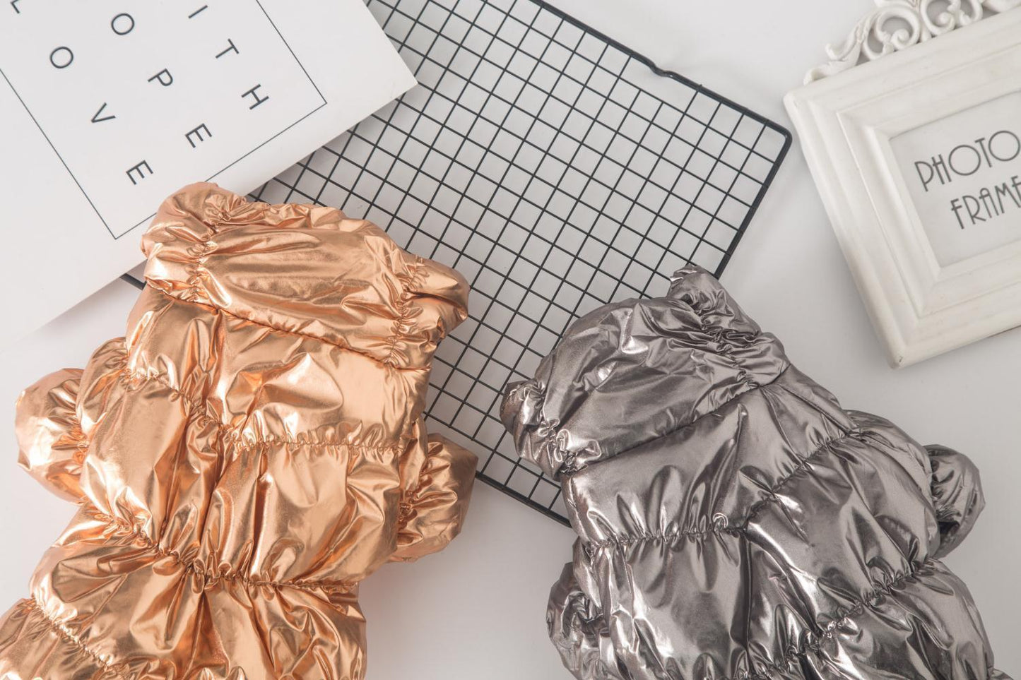 Dog Clothes Autumn And Winter Four-legged Down Cotton-padded Clothes Purrfect Pawz