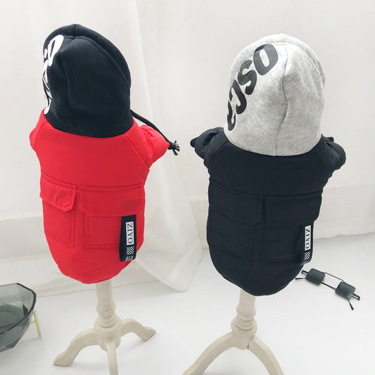 Thicken Cat Small Dog Two-legged Clothes Pet Clothes Cute Clothes Purrfect Pawz