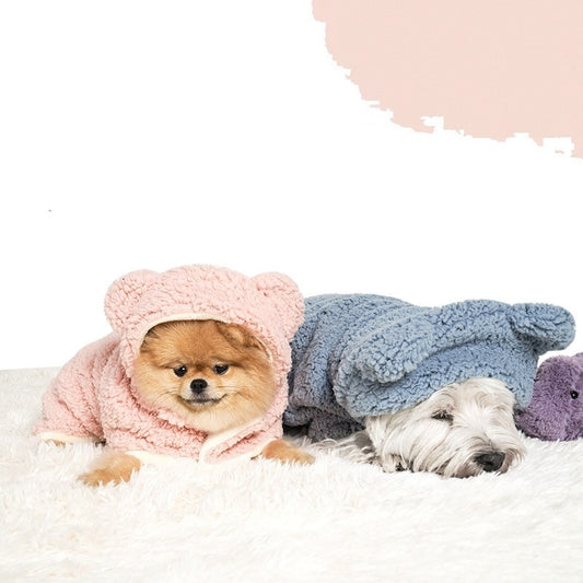 Pet Cloak Cute Cotton Velvet Dogs And Cats Warm Blanket Purrfect Pawz