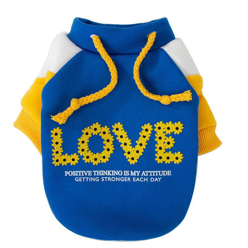 Autumn And Winter Hooded Pet Clothing Trendy Cool Sweater Purrfect Pawz