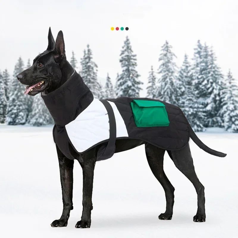Winter Warm Thicken Waterproof Warm Dog Clothes For Small Medium Large Dogs Pet Dog Coat Greyhound Doberman Labrador Outfits Purrfect Pawz