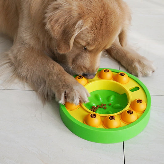 Dog Pets Puzzle Toys Slow Feeder Interactive Increase Puppy IQ Food Dispenser Slowly Eating NonSlip Bowl Pet Dogs Training Game Purrfect Pawz