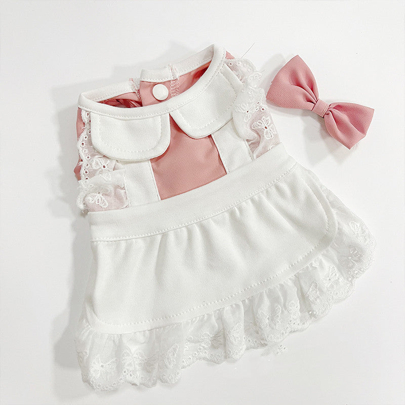 Maid Pet Lace Dress Dog Cat Small Dog Clothes Purrfect Pawz