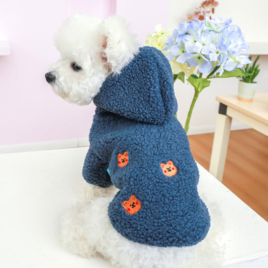 Winter Dog Cat Coat Warm Fleece Pet Clothes Purrfect Pawz