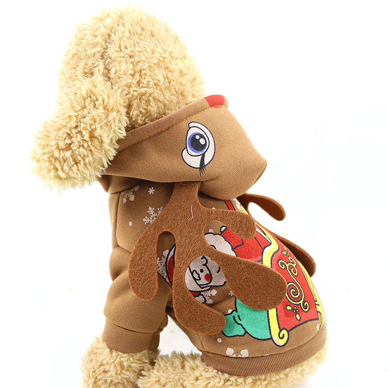 Fall And Winter Four-legged Flannel Warm Dog Cat Pet Supplies Teddy Bichon Method Fighting Lion Transformation Clothes Purrfect Pawz