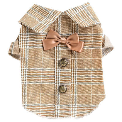 Pet Cat Teddy Bichon Small Dog Clothes Summer Spring And Autumn Thin Couple Suit Shirt Purrfect Pawz