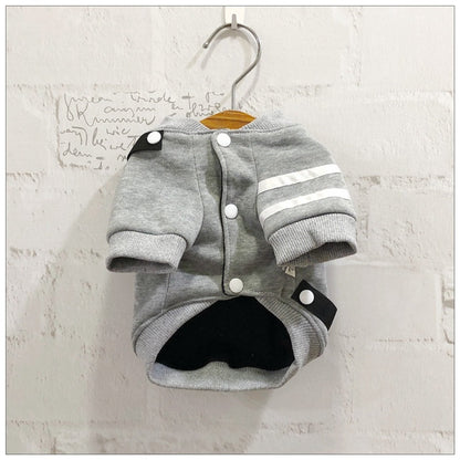 Autumn And Winter New Dog Sleeved Cotton Coat Two Feet Hoodie Pet Clothes Purrfect Pawz