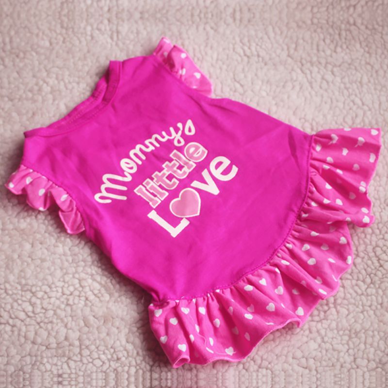 Small Dog Summer Dresses Vest Top Clothes Puppy Pet Dress Skirt Coat Apparel Pets Cats Dog Shirts Girl Purrfect Pawz