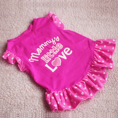 Small Dog Summer Dresses Vest Top Clothes Puppy Pet Dress Skirt Coat Apparel Pets Cats Dog Shirts Girl Purrfect Pawz