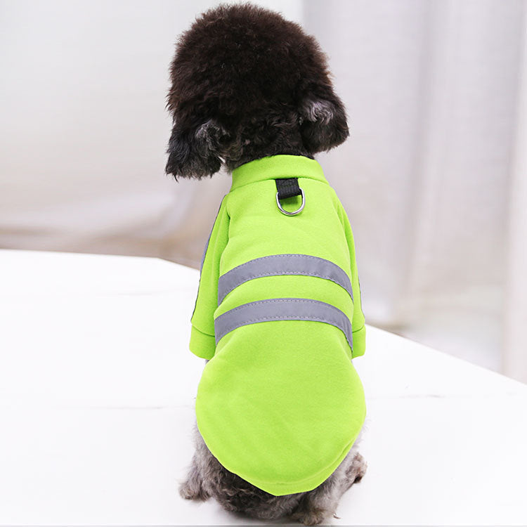 Tractionable Reflective Sweater Night Walking Dog Cat Pet Clothes Purrfect Pawz