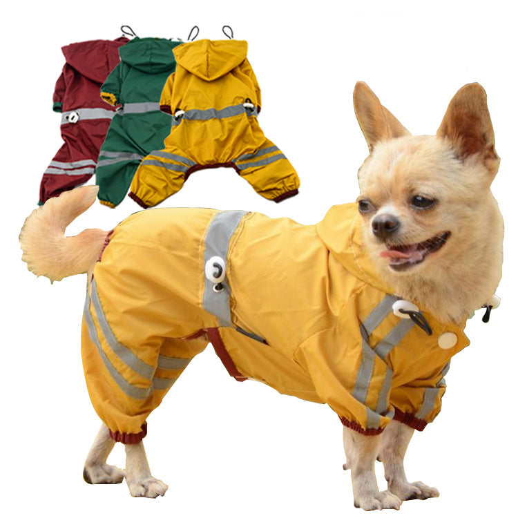 Waterproof Dog Cat Raincoat Clothes Reflective Hoodie XS-XXL Purrfect Pawz