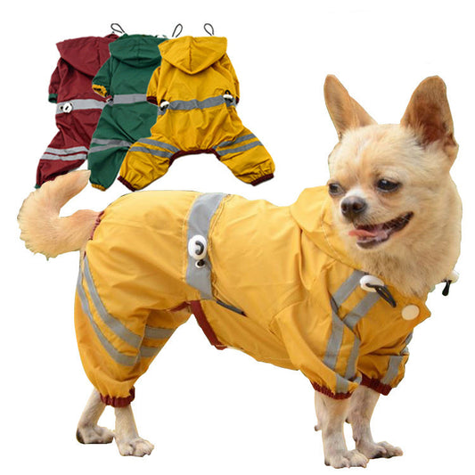 Waterproof Dog Cat Raincoat Clothes Reflective Hoodie XS-XXL Purrfect Pawz