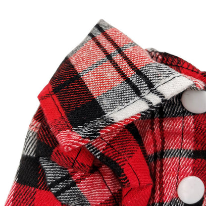 Pet Plaid Shirt Spring And Summer Dog Clothes Purrfect Pawz