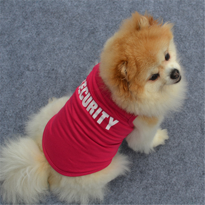 Pet Clothes Dog Clothes Spring And Summer Black Vest Purrfect Pawz