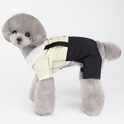 Spring And Summer New Dog Clothes Couple Wear Student Suit Purrfect Pawz