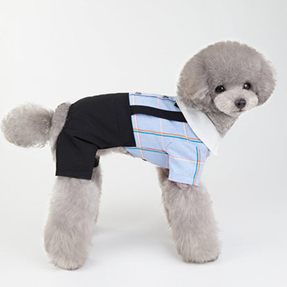 Spring And Summer New Dog Clothes Couple Wear Student Suit Purrfect Pawz
