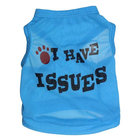 Pet Clothing, Dog Clothes, Polyester Trouble Maker Pet Vest, New Spring And Summer Purrfect Pawz