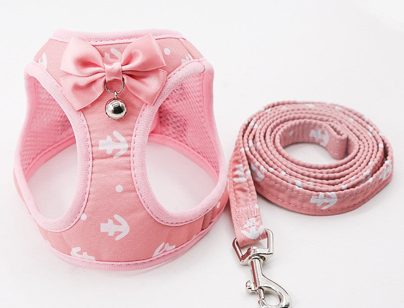 Cat Chain Traction Rope Set, Chest Harness, Cat Harness, Cat Collar, Dog Leash Purrfect Pawz