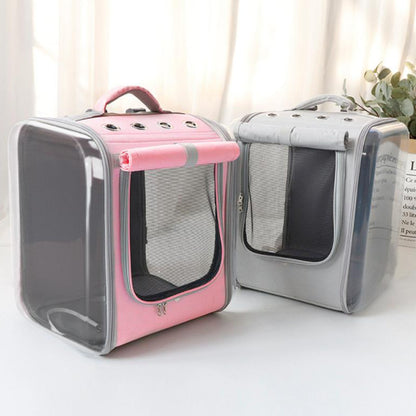 Space Capsule Cat Bag Outing Portable Backpack Pet Bag Pvc Laser Symphony Pet Bag Purrfect Pawz