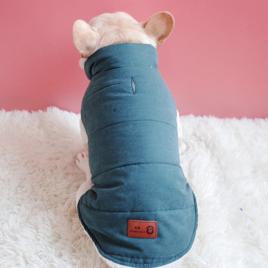 Pet Clothes, Dog Winter Clothes, Thickened Plus Velvet Vest, Warm Cotton Coat, Schnauzer Purrfect Pawz