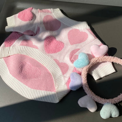 Clothes Dog Cat Fighting Teddy Schnauzer Puppy Fall Winter Sweater Purrfect Pawz