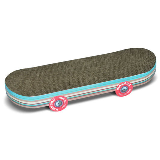 Rice Cake Skateboard Cat Scratching Board Corrugated Small Cat Supplies Cat Toys Purrfect Pawz