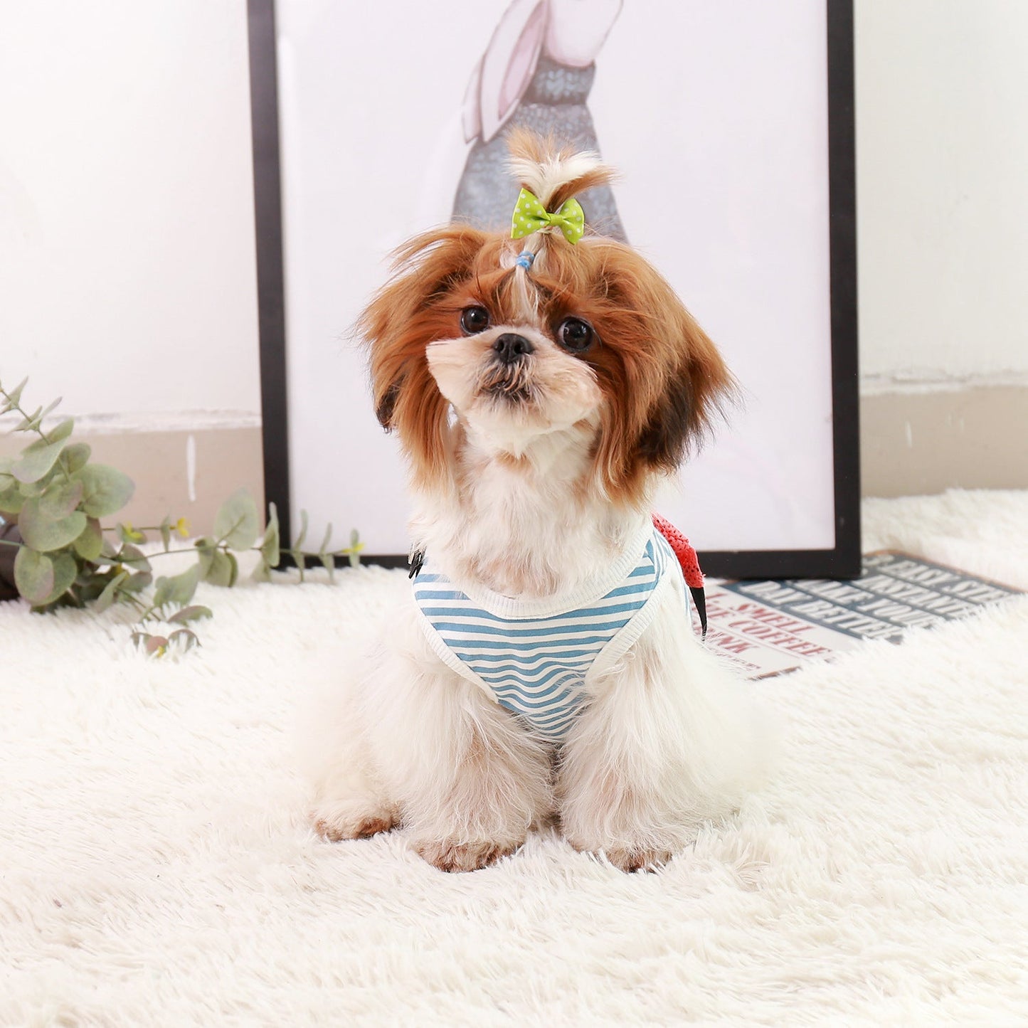 Dog Summer Clothes Cotton Stretch Backpack Vest Teddy Fighting Pet Clothing Purrfect Pawz