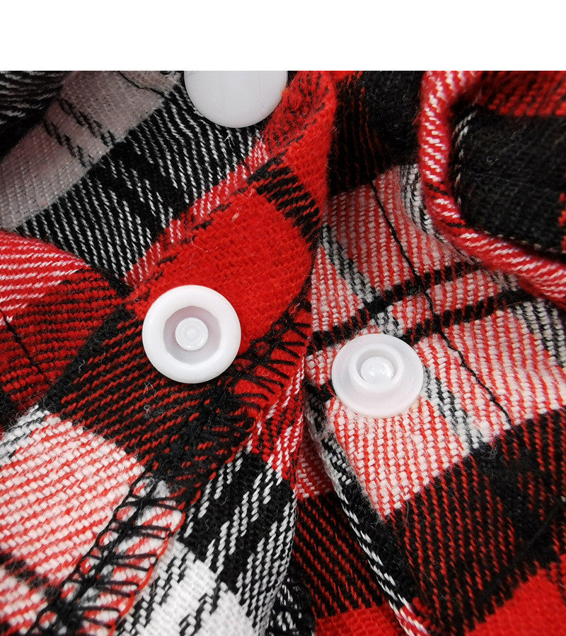 Pet Plaid Shirt Spring And Summer Dog Clothes Purrfect Pawz