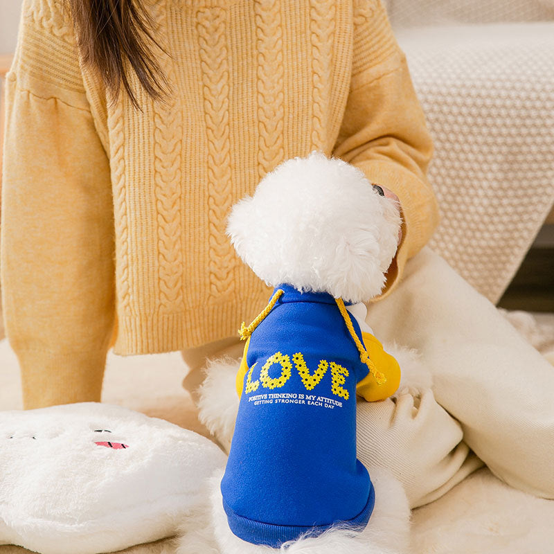 Autumn And Winter Hooded Pet Clothing Trendy Cool Sweater Purrfect Pawz