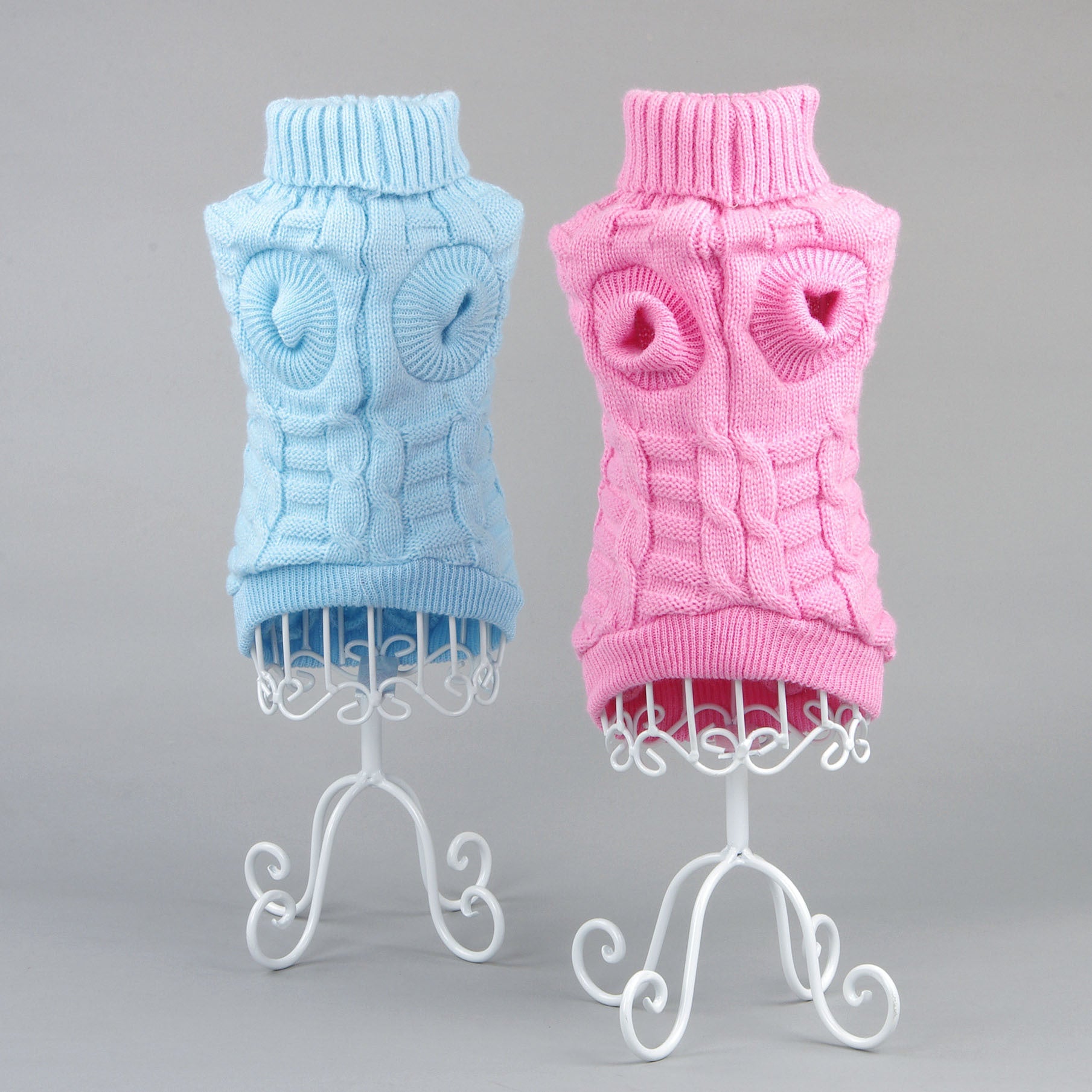 Solid color dog sweater Teddy dog clothes Cat clothes pets Pet cat clothes Pet clothes Purrfect Pawz