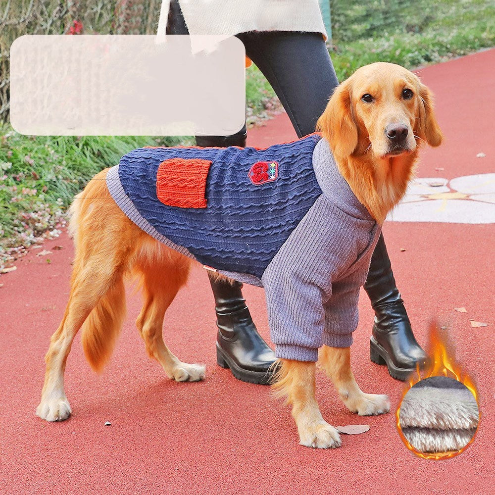 Winter warm golden retriever clothes Purrfect Pawz