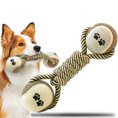 Pet Dog Toys For Large Small Dogs Toy Interactive Cotton Rope Mini Dog Toys Ball For Dogs Accessories Toothbrush Chew Premium Cotton-Poly Tug Toy For Dogs Interactive Rope Dog Toy For Medium Dogs Purrfect Pawz