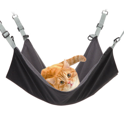 Small Cat And Dog Hanging Hammocks Can Be Used The Four Seasons With Plush And Waterproof Nylon Layer For Hanging Pet Supplies Pet Products Purrfect Pawz
