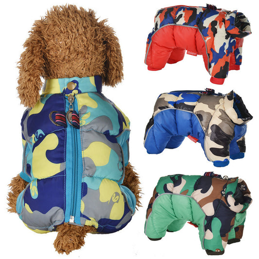 Winter Pet Dog Clothes Super Warm Jacket Thicker Cotton Coat Waterproof Small Dogs Pets Clothing For Puppy Purrfect Pawz