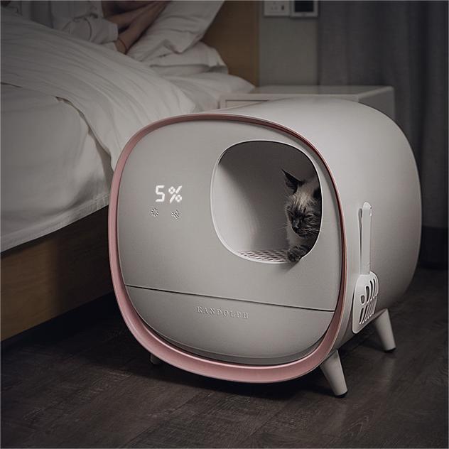 Smart Litter Box Extra Large Deodorant And Spatter Proof Purrfect Pawz