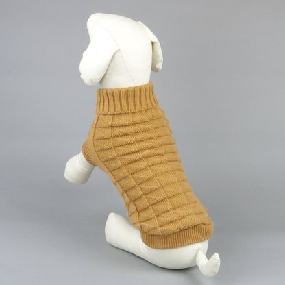 Solid color dog sweater Teddy dog clothes Cat clothes pets Pet cat clothes Pet clothes Purrfect Pawz