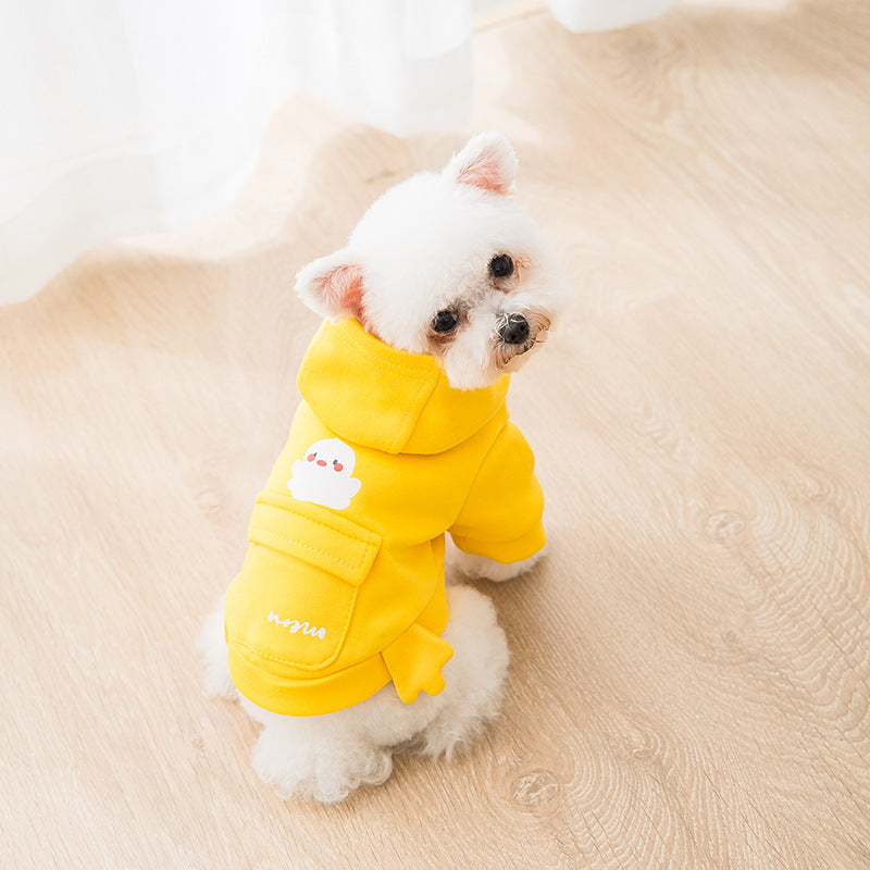 Dog Cat Hooded Sweater Cartoon Pet Clothes Purrfect Pawz