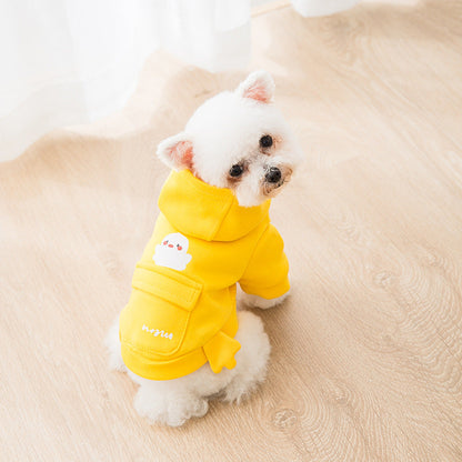 Dog Cat Hooded Sweater Cartoon Pet Clothes Purrfect Pawz