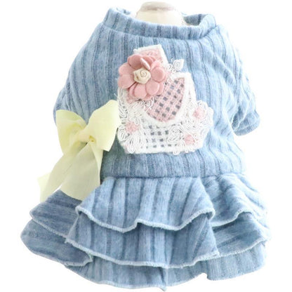 Pet Dog Clothes Cat Princess Skirt Cotton Padded Clothes Purrfect Pawz