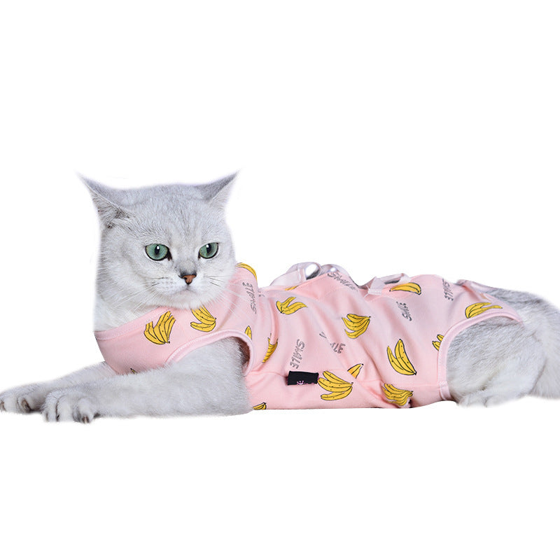 Anti-bite And Anti-licking Pet Clothes For Cats Sterilization After Surgery, Kitten Weaning Clothes Purrfect Pawz