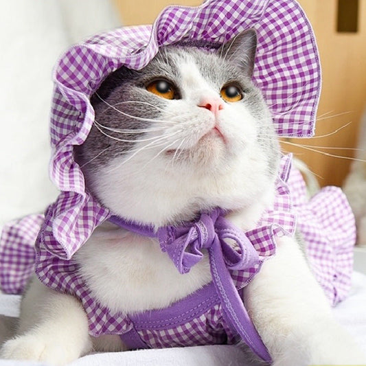 Pet Clothes Cat Summer Thin Vest Sling Purrfect Pawz
