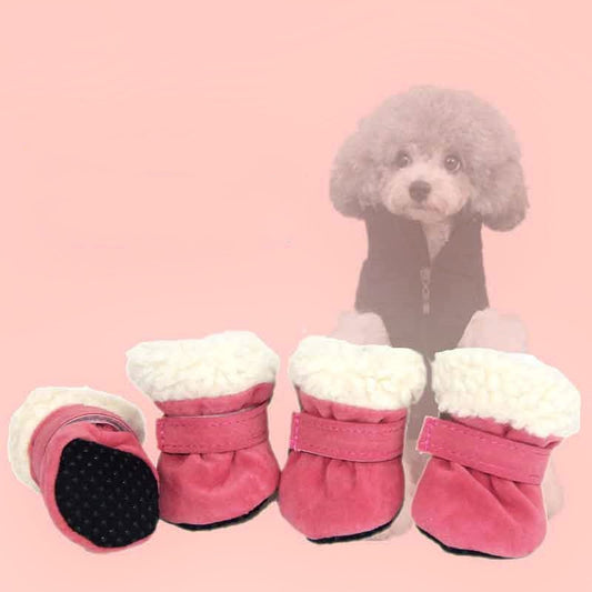 Waterproof Winter Dog Boots Socks Pet Dog Shoes Anti-slip Puppy Cat Rain Snow Booties Footwear For Small Dogs Purrfect Pawz