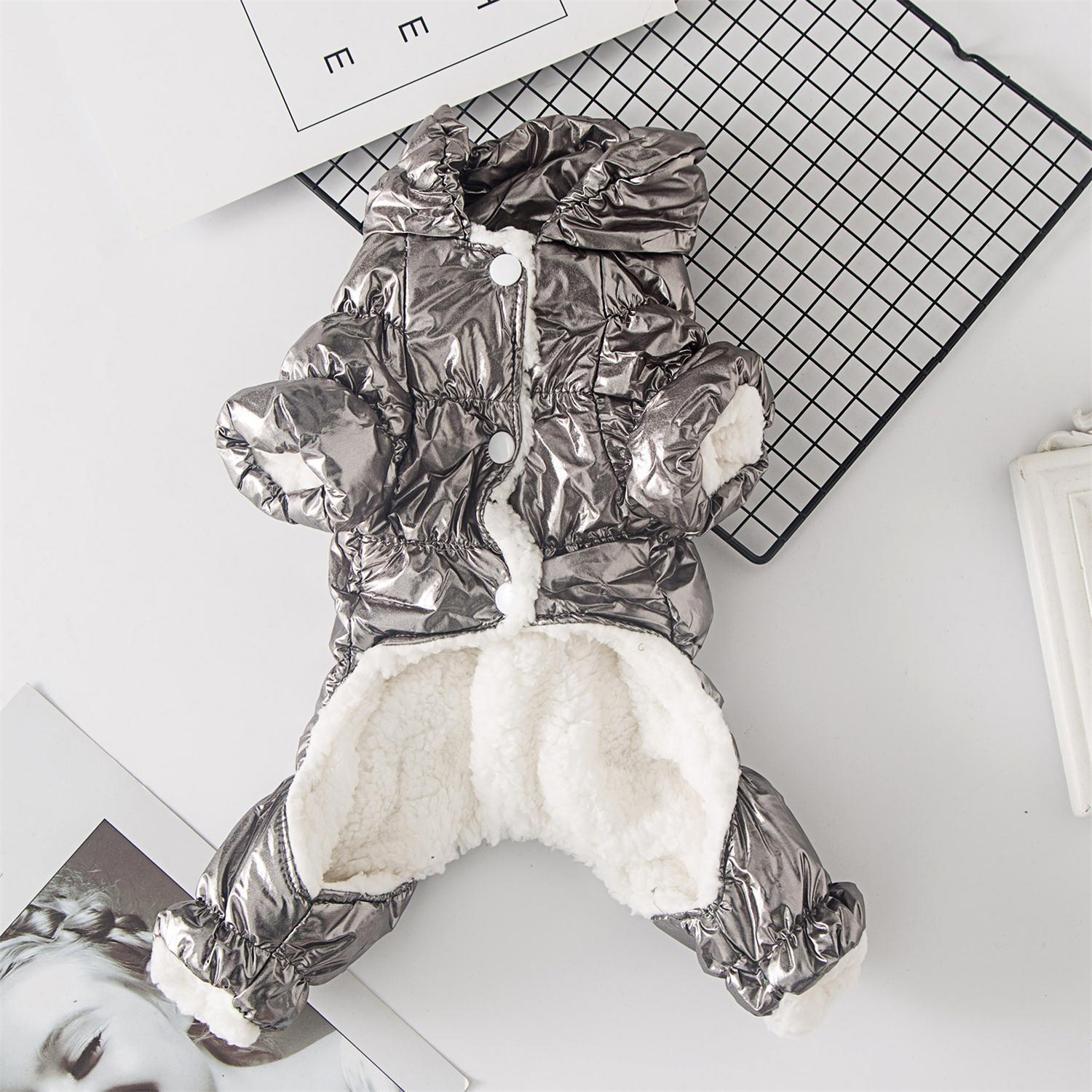 Dog Clothes Autumn And Winter Four-legged Down Cotton-padded Clothes Purrfect Pawz