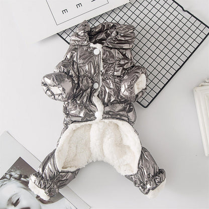 Dog Clothes Autumn And Winter Four-legged Down Cotton-padded Clothes Purrfect Pawz