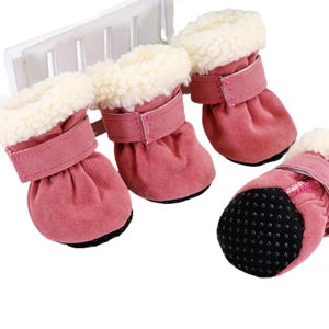 Waterproof Winter Dog Boots Socks Pet Dog Shoes Anti-slip Puppy Cat Rain Snow Booties Footwear For Small Dogs Purrfect Pawz